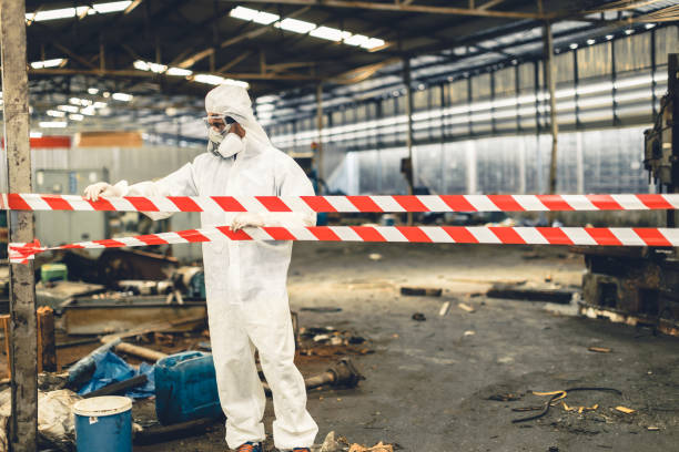 Professional Drug Lab Cleanup technician working in Badger, CA